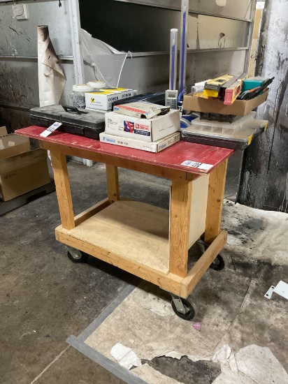 Wooden Cart, Contents Not Included