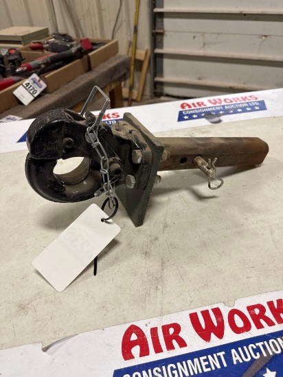 10-Ton Pintle Hitch Receiver Attachment