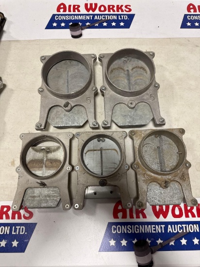 Industrial Duct Blast Gates, Sizes 4" & 5"