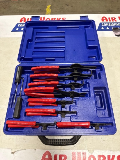 Astro 5401 Snap-on Retaining Ring Pliers Set in Carrying Case