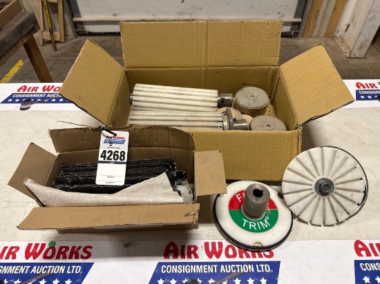 Brush Sander Drums with Brush and Sanding Insert Strips
