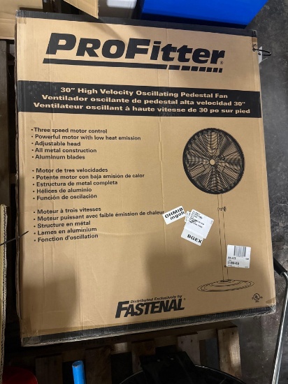 PROfitter 30" High Velocity Oscillating Pedestal Fan