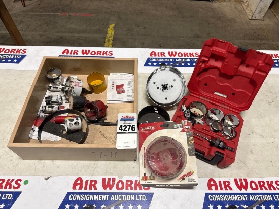 Assorted Hole Saws & Diablo Carbide Hole Saw