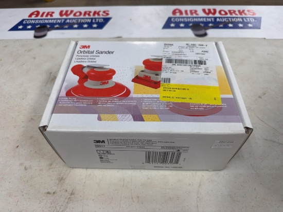 New Unused 3M 20317 5" Random Orbital Air Sander