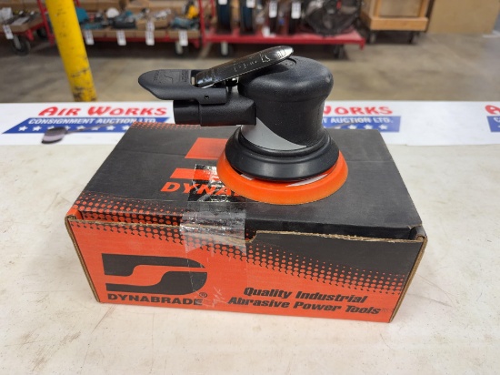New Unused Dynabrade 56850 Dynorbital Supreme 5" Random Orbital Air Sander