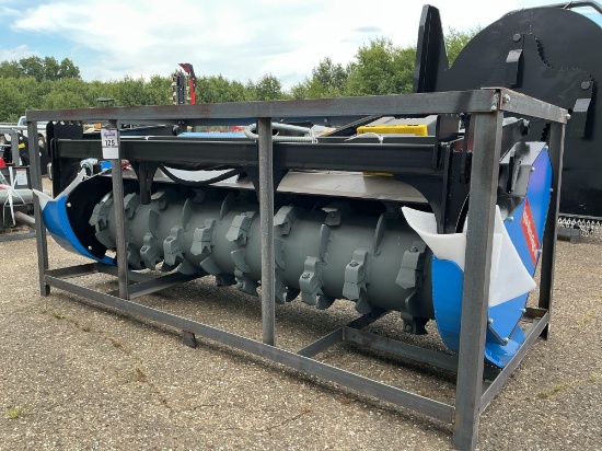 New Unused Raytree RMDM72SS 72" Skid Steer Drum Mulcher Attachment