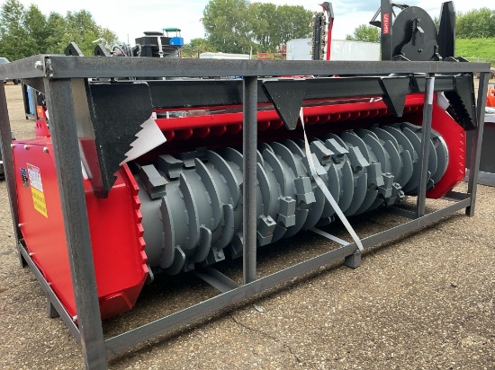 New Unused Raytree RMBD72ST 72" Skid Steer Drum Mulcher Attachment
