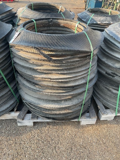 Pallet Lot, Tire Side Wall Traffic Barrel Bases