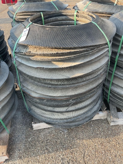 Pallet Lot, Tire Side Wall Traffic Barrel Bases