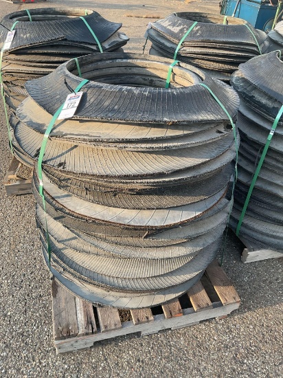 Pallet Lot, Tire Side Wall Traffic Barrel Bases
