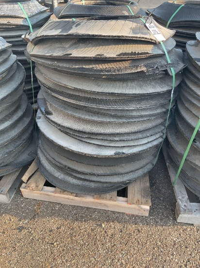 Pallet Lot, Tire Side Wall Traffic Barrel Bases