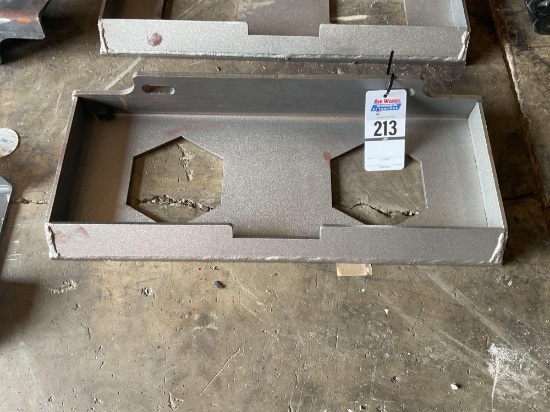 New Unused GIYI Heavy-Duty Mini Skid Loader Weld-On Quick Attach Mounting Plate