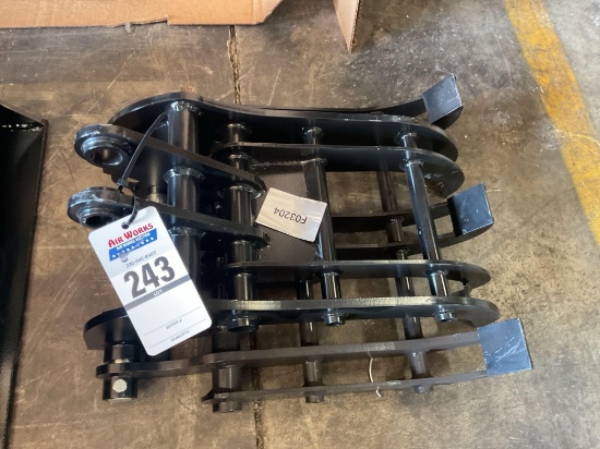 New Unused GIYI Mini Excavator Grabble Attachment