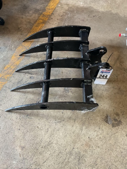 New Unused GIYI Rake Mini Excavator Attachment