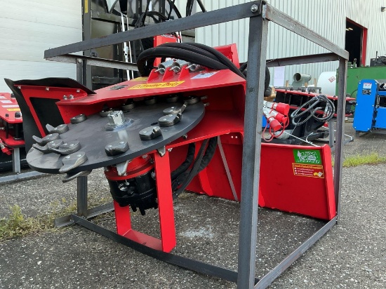 New Unused Raytree RTSG30 Transverse Stump Grinder Skid Loader Attachment