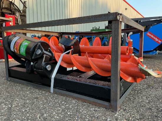 New Unused Raytree RMA42 Skid Steer Auger Drive Attachment