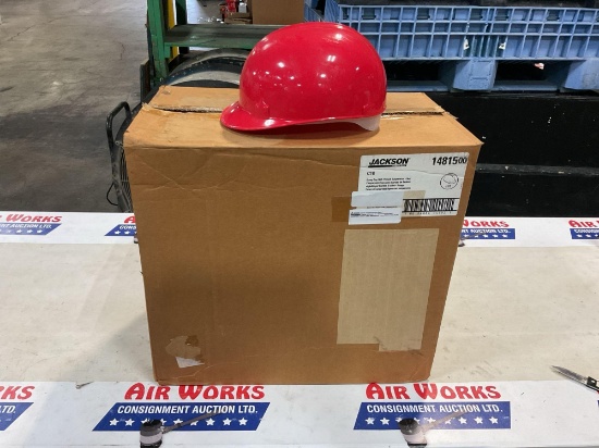 Jackson Safety C10 Red Bump Caps - Case of 12