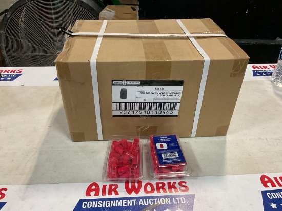 Jones Stephens Red Screw-On Wire Connectors - Case Lot of 2,250