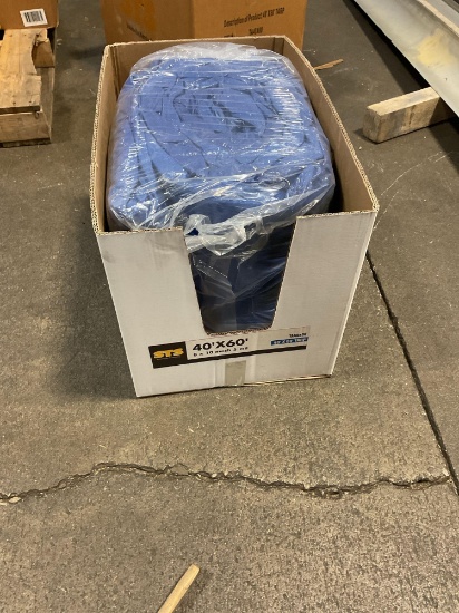 Qty. 1 STS 40' x 60' Blue Poly Tarp