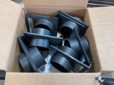 6 POWERTEC 4" Dust Collection Blast Gates