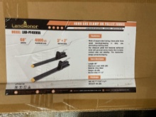 New Unused LandHonor 4,000 lb Clamp-On Pallet Forks, Model LHR-PF4000A, 60" Fork Attachment
