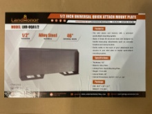 LandHonor 1/2" Universal Quick Attach Mount Plate, Model LHR-UQA1/2, 46" Skid Steer Adapter Plate