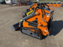 2026 LandHonor LHR-ME380X2 Mini Skid Steer Loader Track Machine w/ GP Bucket - 20 Hp Gas Engine