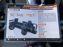New Unused LandHonor PR-12-72W Hydraulic Power Rake / Soil Conditioner Attachment - 84" Width