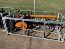 New Unused LandHonor FT-12-48L Skid Steer Trencher Attachment - 48" Depth, 8" Width