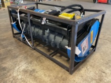 New Unused Raytree RMD72 Smart 72" Skid Steer Drum Mulcher Attachment - High Flow Hydraulic