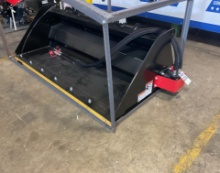 New Unused Raytree RMRB72 72" Power Rake Bucket Attachment for Skid Steer