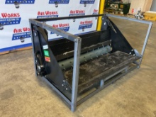 New Unused Raytree RPRB72 6-in-1 Power Rake Bucket Attachment for Skid Steer - 72"
