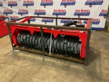New Unused Raytree RMBD72 - 72" Skid Steer Drum Mulcher Attachment - High Flow Hydraulic
