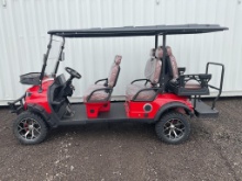 New Unused SDLOOL SL-GC42S Off-Road Electric Golf Cart - 6 Passenger, 60V Battery, UNASSEMBLED