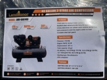New Unused LandHonor LHR-GAC40J 40-Gallon 2-Stage Air Compressor - 10 HP RATO Engine - 175 PSI