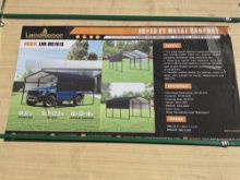 New Unused LandHonor LHR-MC1613 16' x 13' Metal Carport Canopy Shelter Kit