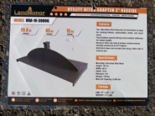 New Unused LandHonor UHA-16-3000G Utility Hitch Adapter w/ 2" Receiver - Skid Steer Quick Attach