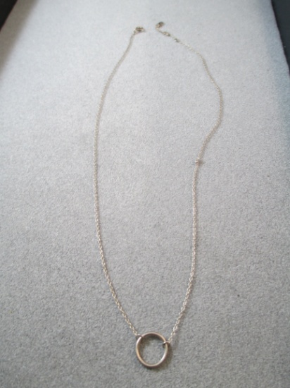 Marked 925 Circle Necklace
