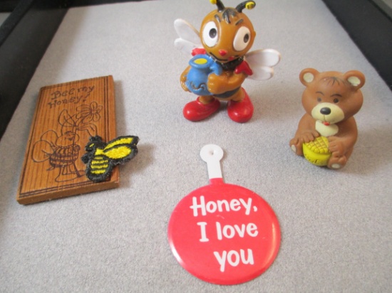 Assorted Honey Collectables Sue Bee Honey Bears