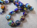Old Art Glass Necklace for repair