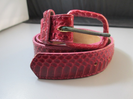 Snakeskin Belt