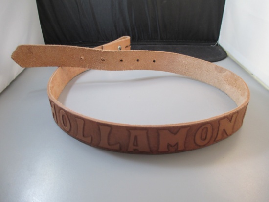 Tooled Leather Belt