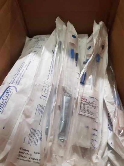LOT OF 29 GENTLE CATH URINARY CATHETERS