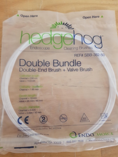 35 NEW HEDGEHOG ENDOSCOPY CLEANING BRUSH