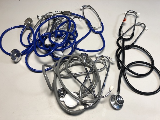 LOT OF STETHOSCOPES