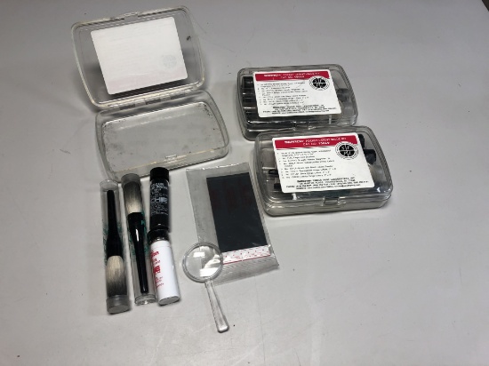 LOT OF SIRCHIE FINGER PRINT KITS