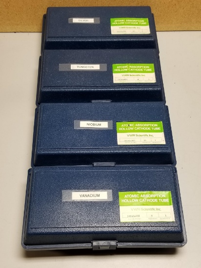 LOT OF ATOMIC ABSORPTION HOLLOW CATHODE TUBES