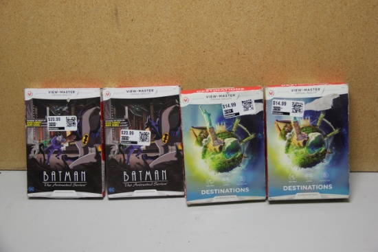 LOT OF NEW VIEW MASTER VIRTUAL REALITY EXPERIENCE PACKS