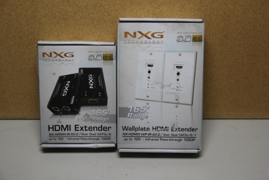 LOT OF NEW NXG HDMI EXTENDERS
