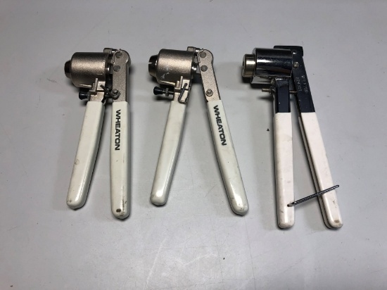 LOT OF WHEATON VIAL CRIMPERS